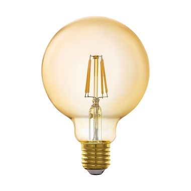 Smart LED Leuchtmittel, amber, E27, 500lm, dimmbar, DxH 9,5x14 cm