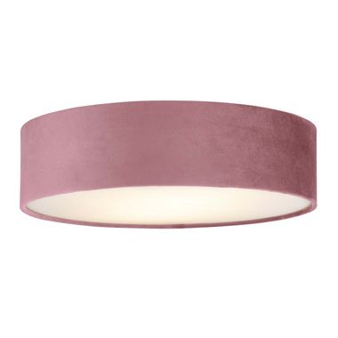 Plafoniera, rosa velluto, bianco, D 38 cm