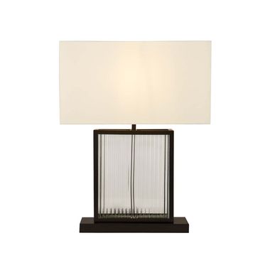 Table lamp, matt black, gold-plated, H 53 cm