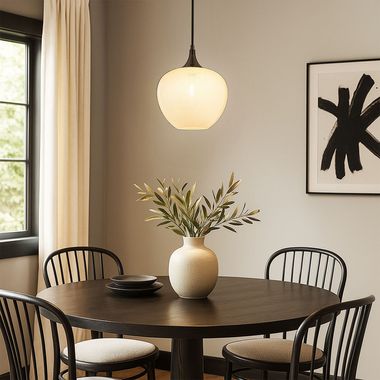 Hängeleuchte, Kristalle, Glas klar, schwarz-chrom, H 120 cm