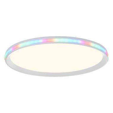 Plafonnier LED RGB, télécommande, intensité lumineuse variable, D 45 cm