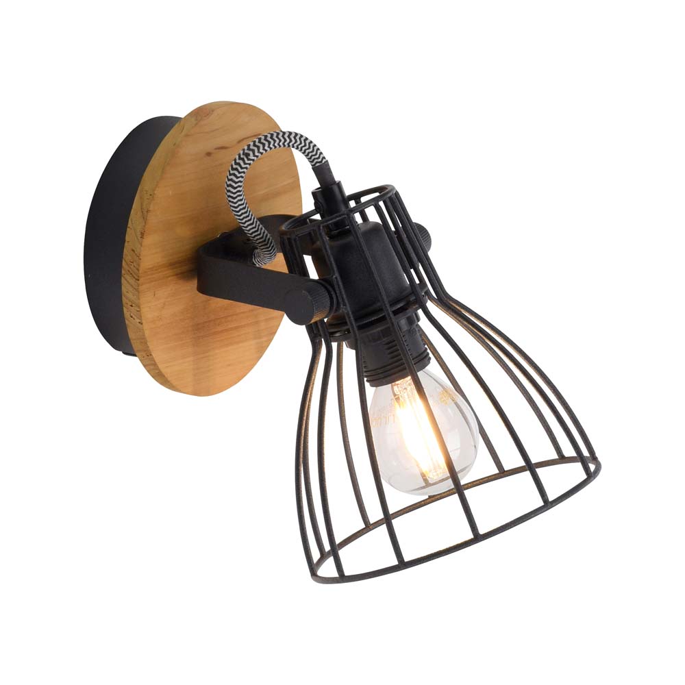 Holzlampe-Leselampe sold