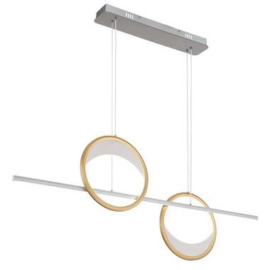 Suspension LED, or, dimmable, veilleuse, minuterie, télécommande