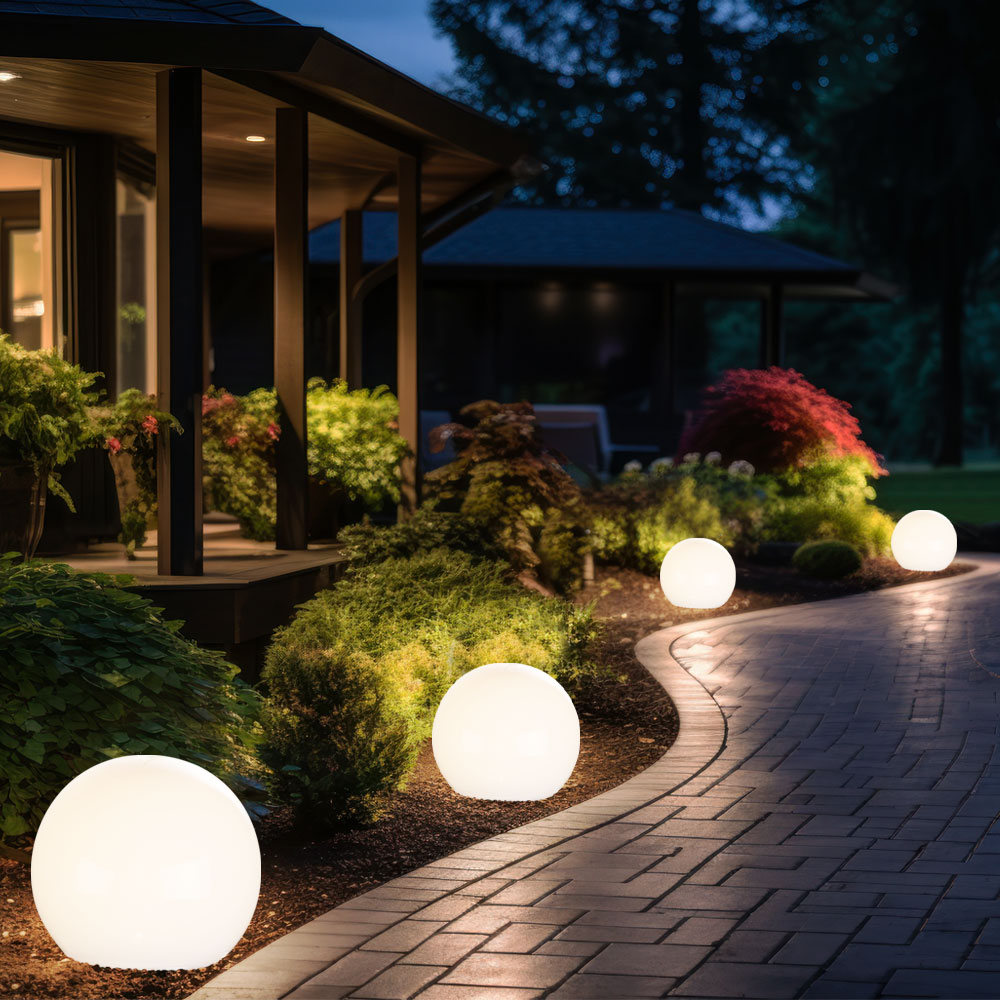 Solarleuchte Kugel Garten Kugelleuchte Solar 10 cm LED Gartendeko