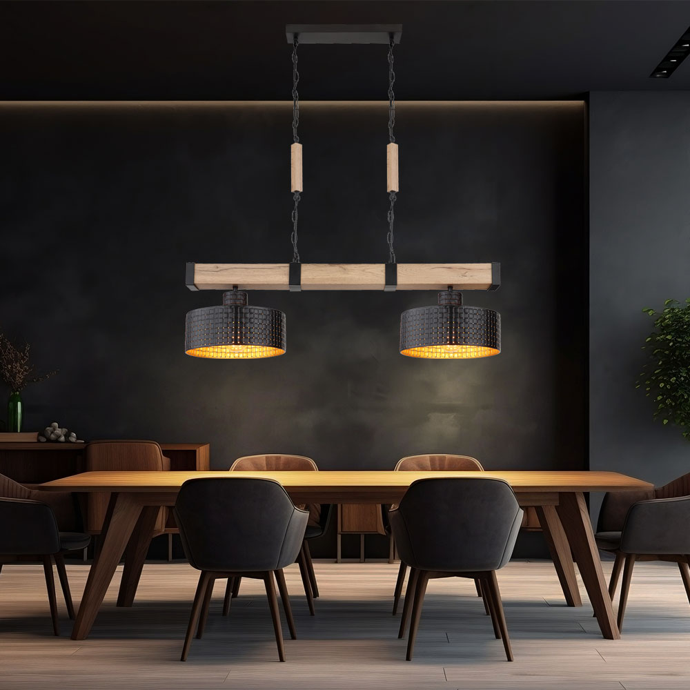 image.title Pendant light hanging lamp dining room light pendant lamp black