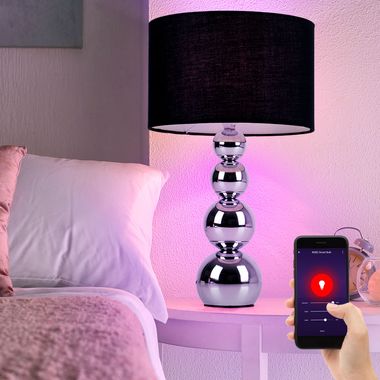 [Pack] Lampe à poser LED RGB, variateur tactile 3 niveaux, H 43 cm