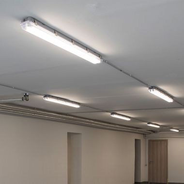 Set van 6 LED diffusorlampen, 4320 lm, neutraal wit 4000K , L 120 cm