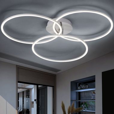 Plafonnier LED, fonction mémoire, mobile, L 79 cm