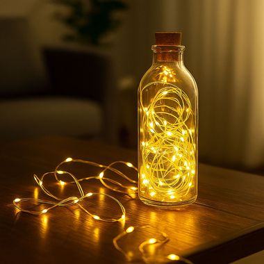 LED-Band, 8 Modi, 100x LED, transparent, L 10 m