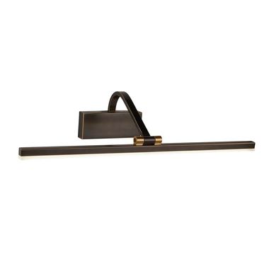 LED Bildleuchte, Gold, Schwarz, L 51 cm