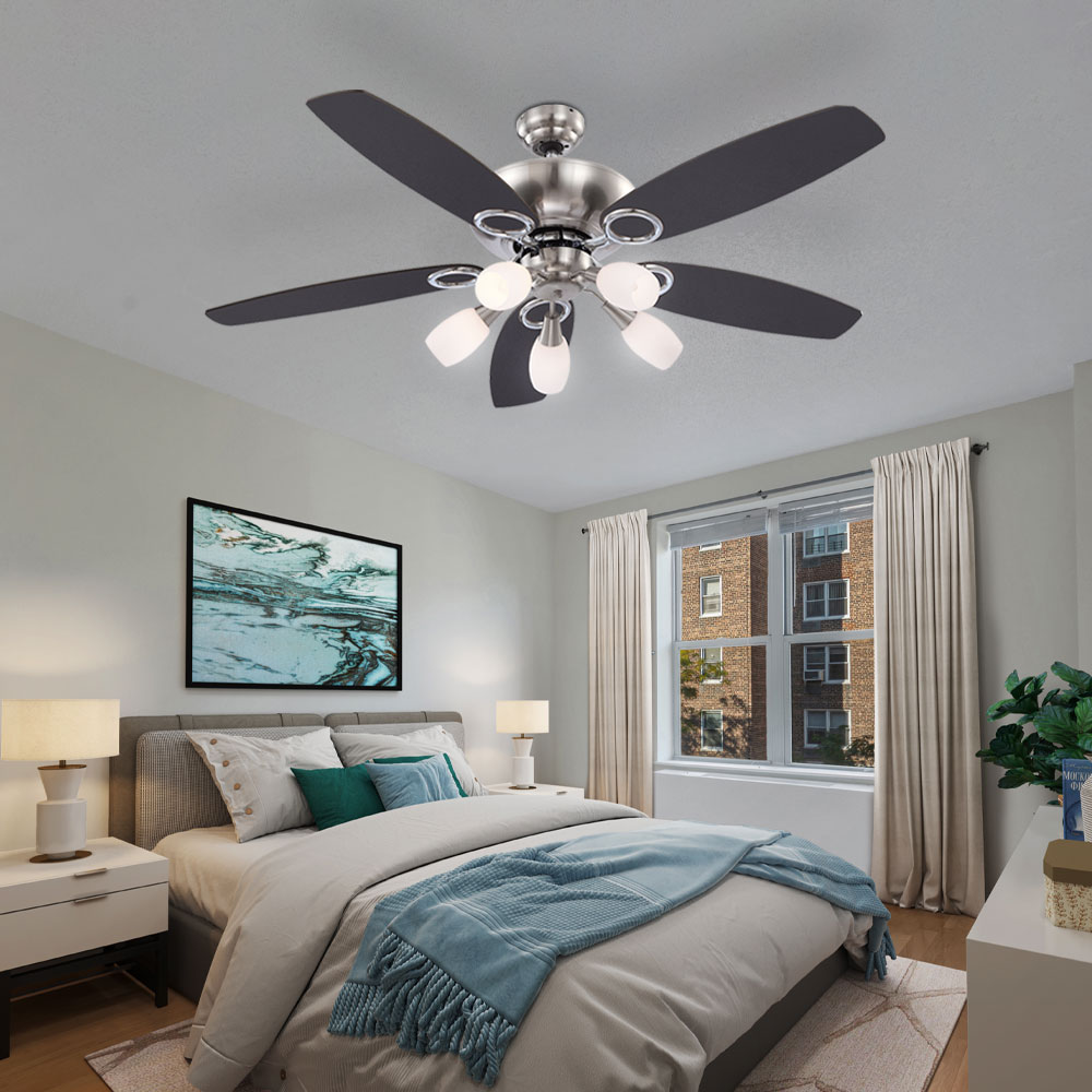 deckenventilator mit licht 132cm newday deckenventilator mit licht