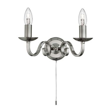Wall light, silver, 30 cm, RICHMOND