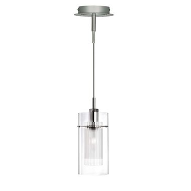 Hanglamp, zilver, chroom, H 100 cm, DUO 1