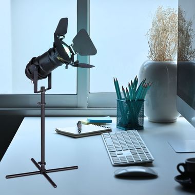 [Paket] RGB LED Scheinwerfer Tischleuchte, schwarz, App-Steuerung, H 48,5 cm