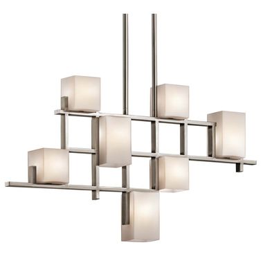 City Lights 7-light linear chandelier