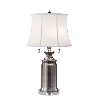 Table lamp, steel, nickel, H 68.6 cm