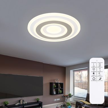 LED plafondlamp, dimbaar, geheugen, afstandsbediening
