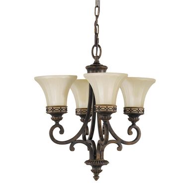 Lampadario, lampada a sospensione, vetro acciaio, D 45,7 cm