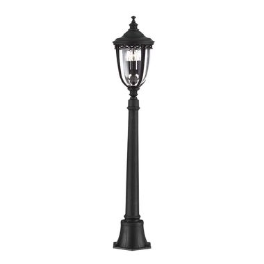 Outdoor lamp, floor lamp, candelabra, black , H 118 cm