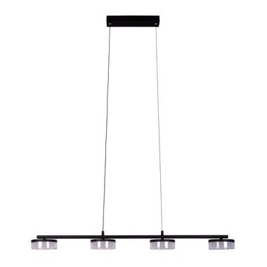 Suspension LED, noire, dimmable, H 150 cm