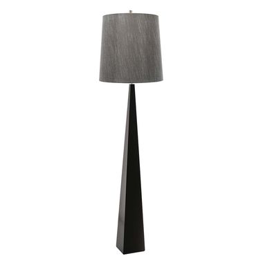 Floor lamp, steel, black, H 181 cm