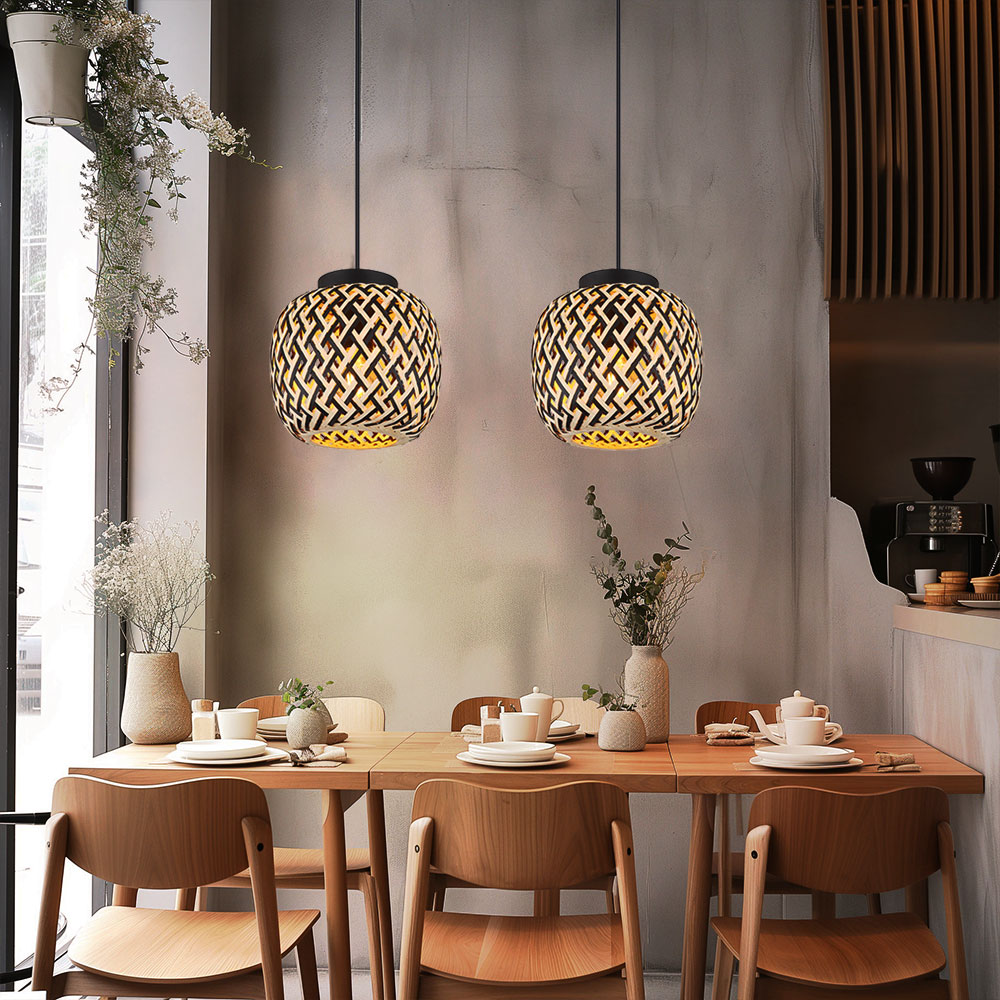 XMTECH LED Pendelleuchte 60W - Höhenverstellbar Bis 115cm, IP44 Für Küche & Wohnzimmer