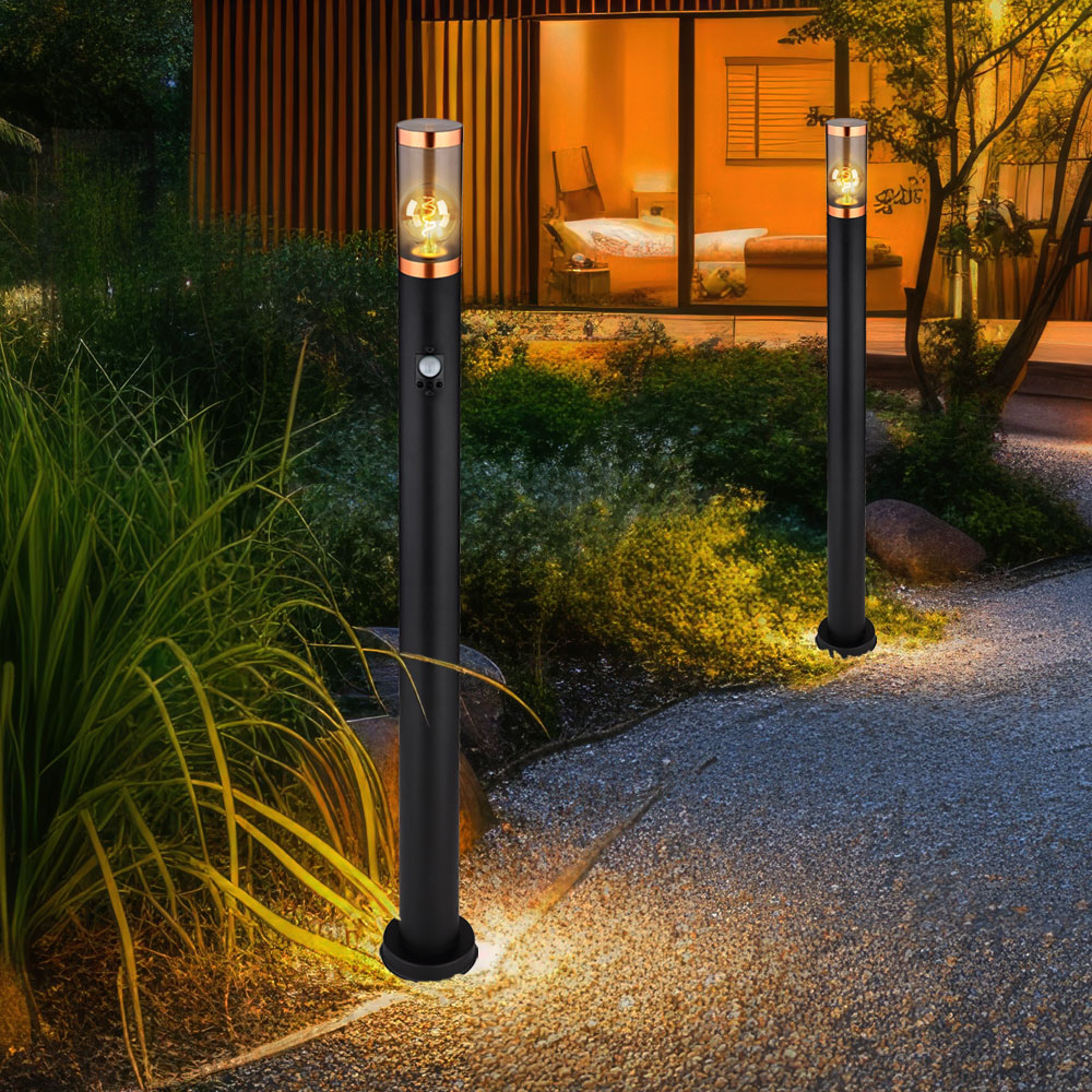 Applique Da Esterno Con Sensore Di Movimento In Acciaio Inox Argento 92753992 - Foto 4