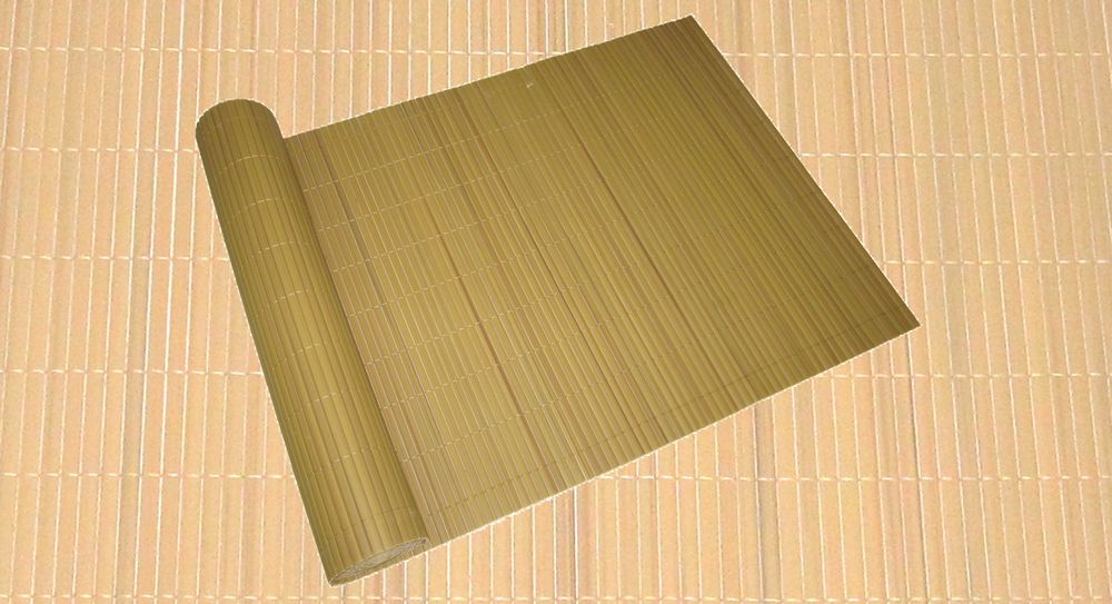 Sicht- u. Windschutz PVC 90x500cm bambus | ETC Shop