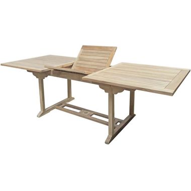 Table extensible SOLO, rectangulaire, teck