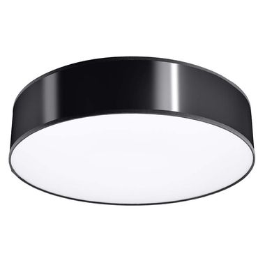 Ceiling lamp, PVC, steel, black