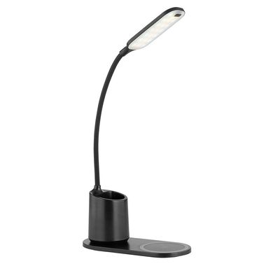 Lampa stołowa LED, ściemniana, Flexo, 3 W, czarna, wys. 45 cm