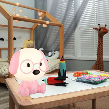 Lampada Da Comodino Touch Dimmerabile 34.5cm | LED Caldo 2700K Con Paralume In Tessuto Beige Per Camera Da Letto