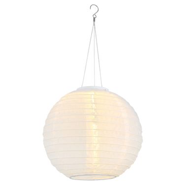 Luce solare a LED, lanterna, bianca, D 30 cm