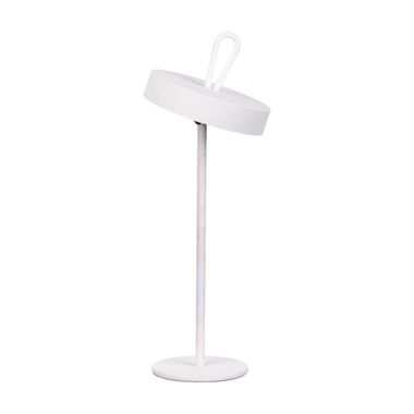 Lampe à poser LED, blanche, à pile, variateur tactile, H 35 cm