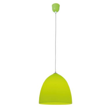 Lampe à suspension, verte, H 111 cm