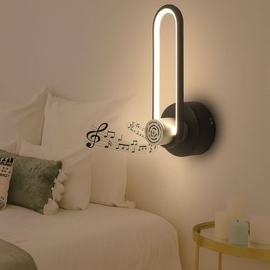 Applique a LED, carillon, Bluetooth, H 32,5 cm