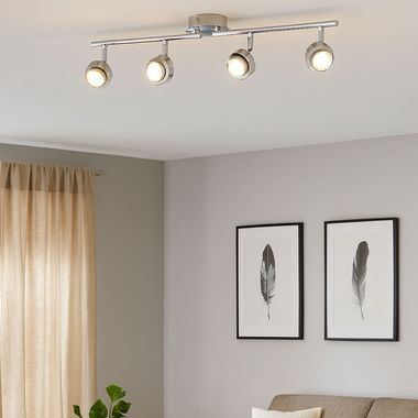 LED Deckenlampe mit beweglichen Spots, Länge 65 cm