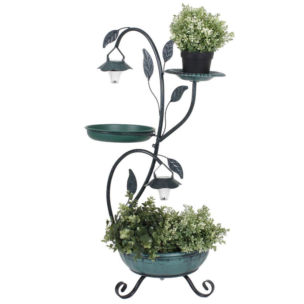 blumenstnder gold depot Blumenstnder Set 2 Stck Metall Gold  Pflanzstnder modern