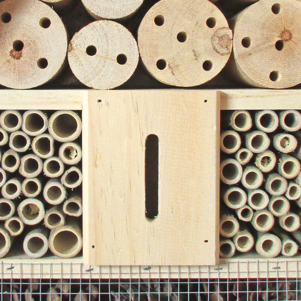 Insektenhotel, Kiefer, Bambus, Pinie, H 48 cm | ETC Shop
