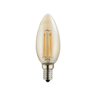 LED 4 watt lamp E14, 350 lumen, kaars, warm wit