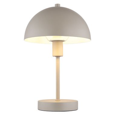 Lampe de table, champignon, sable, H 31 cm