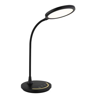 Lampe de table LED, noire, réglable, CCT, variateur tactile