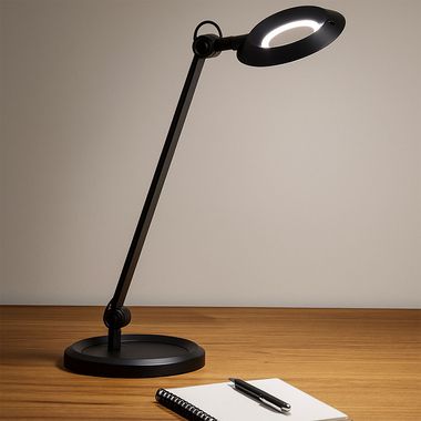 Lampada da tavolo a LED, touch dimmer, snodi regolabili, H 48 cm