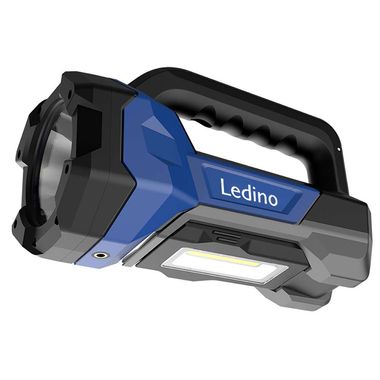 LED Handleuchte, Aluminium, Schwarz, Akku, H 28 cm
