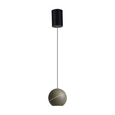 Suspension LED, champagne doré, tactile, réglable en hauteur, H 150 cm