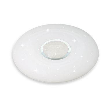 Lampa sufitowa LED, biała, sterowana pilotem, zmieniająca kolory, śr. 49,3 cm