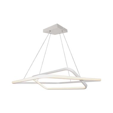LED hanglamp, metaal, wit, dimbaar, H 123 cm