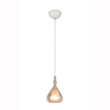 Hanging lamp, metal, white, matt, E14, H 200 cm