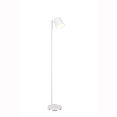 LED vloerlamp, metaal, wit, op batterijen, SMD, H 125 cm