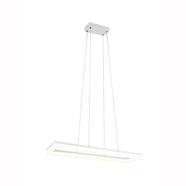 LED, Pendelleuchte, weiß, SMD, 27W, neutralweiß, B 70 cm